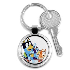 Bluey Key Chain (round) by avitendut