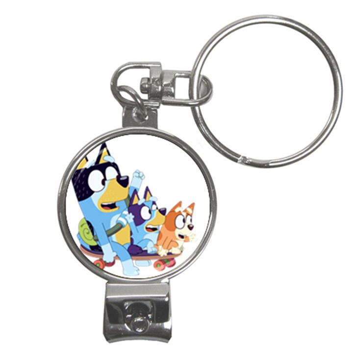 bluey Nail Clippers Key Chain