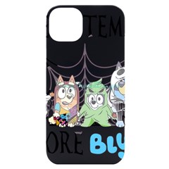 Bluey Halloween Iphone 14 Plus Black Uv Print Case by avitendut