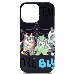 Bluey Halloween Iphone 14 Pro Max Black Uv Print Case by avitendut