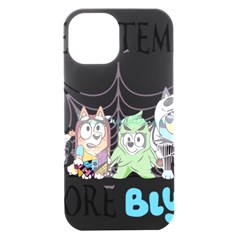 Bluey Halloween Iphone 15 Black Uv Print Pc Hardshell Case by avitendut