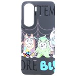 bluey halloween Samsung Galaxy S24 Plus 6.7 Inch Black TPU UV Case Front