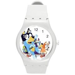 Bluey Round Plastic Sport Watch (m)