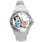 bluey Round Plastic Sport Watch (L) Front