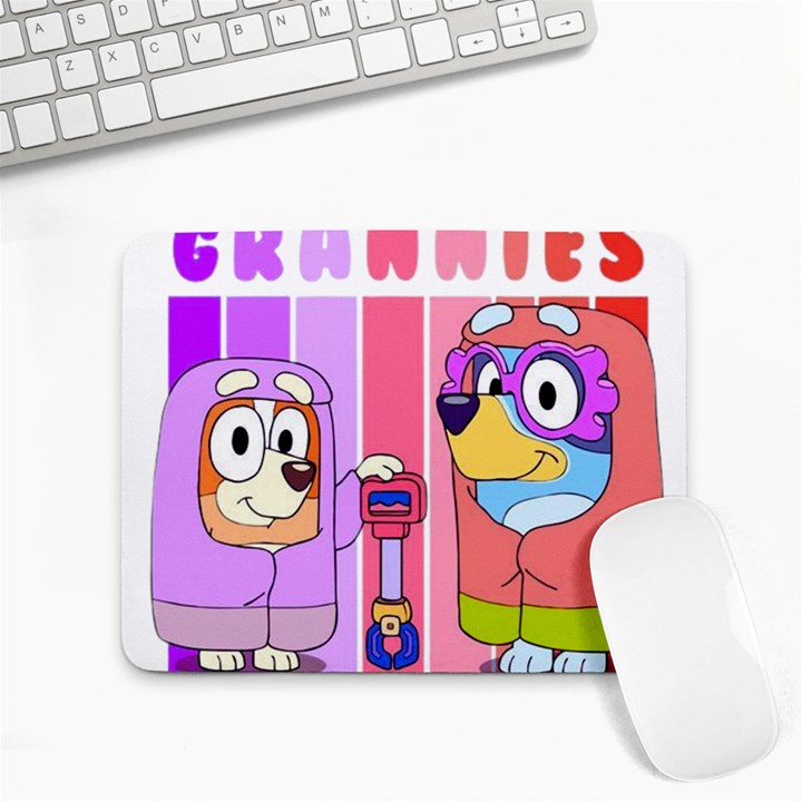 grannies bluey Small Mousepad