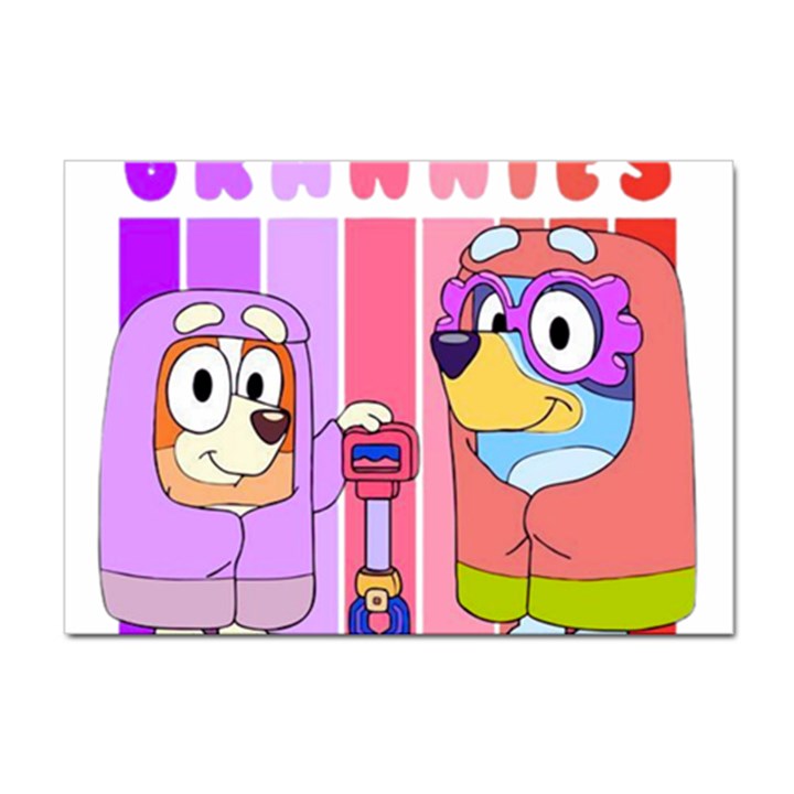 grannies bluey Sticker A4 (100 pack)