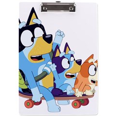 Bluey A4 Acrylic Clipboard by avitendut