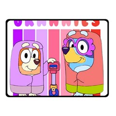 Grannies Bluey Two Sides Fleece Blanket (small)