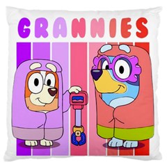 Grannies Bluey Standard Premium Plush Fleece Cushion Case (one Side) by avitendut