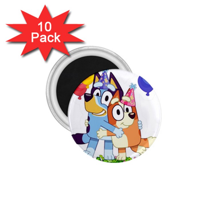 Bluey birthday 1.75  Magnets (10 pack) 