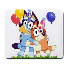 Bluey Birthday Large Mousepad by avitendut