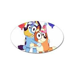 Bluey Birthday Sticker Oval (10 Pack)