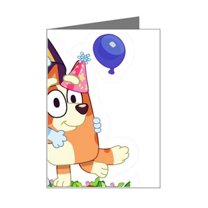 Bluey birthday Mini Greeting Card