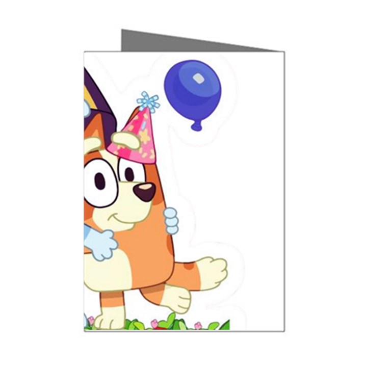 Bluey birthday Mini Greeting Cards (Pkg of 8)