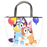 Bluey birthday Bucket Bag Front