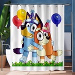 Bluey birthday Shower Curtain 60  x 72  (Medium)  60 x72  Curtain