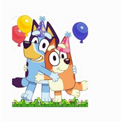 Bluey Birthday Small Garden Flag (two Sides) by avitendut