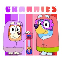 Grannies Bluey Premium Plush Fleece Blanket (small) by avitendut