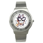 bluey Stainless Steel Watch Front