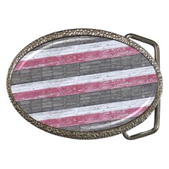 Vintage Vibrant Stripes Pattern Print Design Belt Buckles by dflcprintsclothing