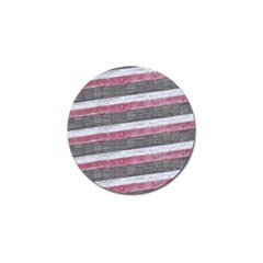 Vintage Vibrant Stripes Pattern Print Design Golf Ball Marker (4 Pack) by dflcprintsclothing