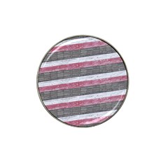 Vintage Vibrant Stripes Pattern Print Design Hat Clip Ball Marker (10 Pack) by dflcprintsclothing