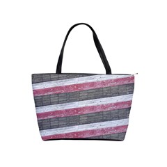 Vintage Vibrant Stripes Pattern Print Design Classic Shoulder Handbag