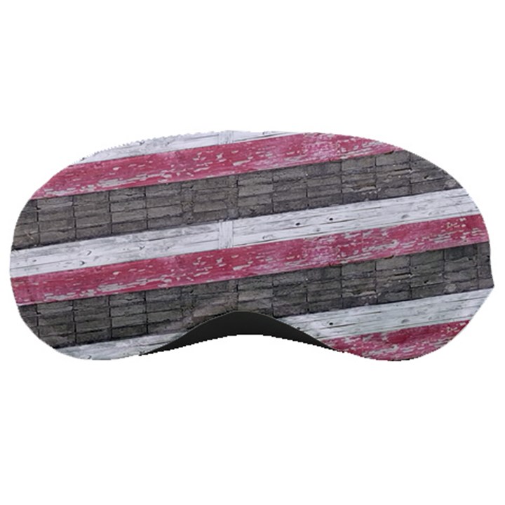 Vintage Vibrant Stripes Pattern Print Design Sleep Mask