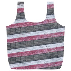 Vintage Vibrant Stripes Pattern Print Design Full Print Recycle Bag (xl) by dflcprintsclothing