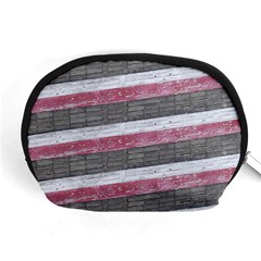 Vintage Vibrant Stripes Pattern Print Design Accessory Pouch (medium) by dflcprintsclothing