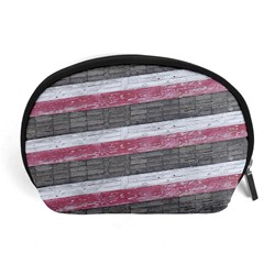 Vintage Vibrant Stripes Pattern Print Design Accessory Pouch (large) by dflcprintsclothing