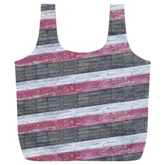 Vintage Vibrant Stripes Pattern Print Design Full Print Recycle Bag (xxxl) by dflcprintsclothing