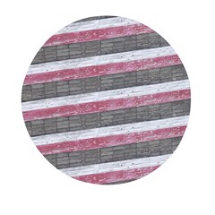 Vintage Vibrant Stripes Pattern Print Design Mini Round Pill Box (pack Of 3) by dflcprintsclothing