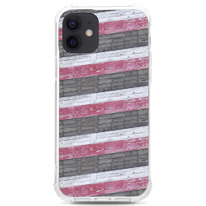 Vintage Vibrant Stripes Pattern Print Design iPhone 12/12 Pro TPU UV Print Case