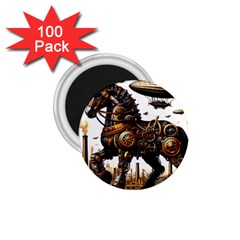 Steampunk Horse Punch 1 1 75  Magnets (100 Pack)  by CKArtCreations