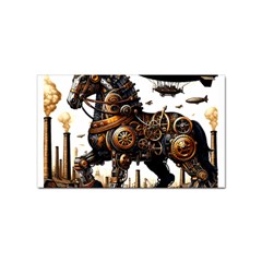 Steampunk Horse Punch 1 Sticker (rectangular) by CKArtCreations