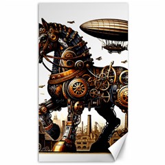 Steampunk Horse Punch 1 Canvas 40  X 72  by CKArtCreations