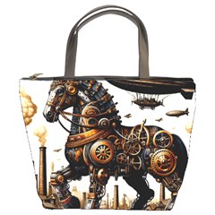 Steampunk Horse Punch 1 Bucket Bag by CKArtCreations