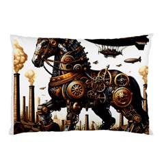 Steampunk Horse Punch 1 Pillow Case by CKArtCreations