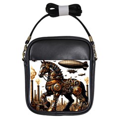 Steampunk Horse Punch 1 Girls Sling Bag by CKArtCreations