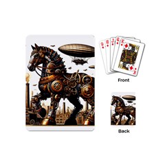 Steampunk Horse Punch 1 Playing Cards Single Design (mini)