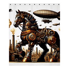 Steampunk Horse Punch 1 Shower Curtain 60  X 72  (medium)  by CKArtCreations