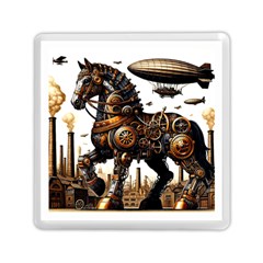 Steampunk Horse Punch 1 Memory Card Reader (square) by CKArtCreations