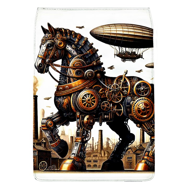 Steampunk Horse Punch 1 Removable Flap Cover (L)