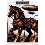 Steampunk Horse Punch 1 A4 Acrylic Clipboard Front