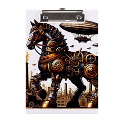 Steampunk Horse Punch 1 A5 Acrylic Clipboard by CKArtCreations