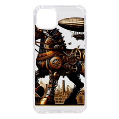 Steampunk Horse Punch 1 Iphone 14 Plus Tpu Uv Print Case by CKArtCreations