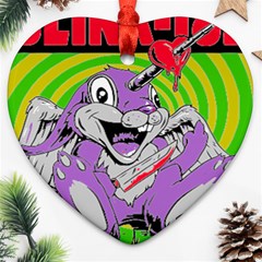 Blink 182 Ornament (heart)