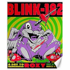 Blink 182 Canvas 16  X 20  by avitendut