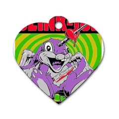 Blink 182 Dog Tag Heart (two Sides) by avitendut